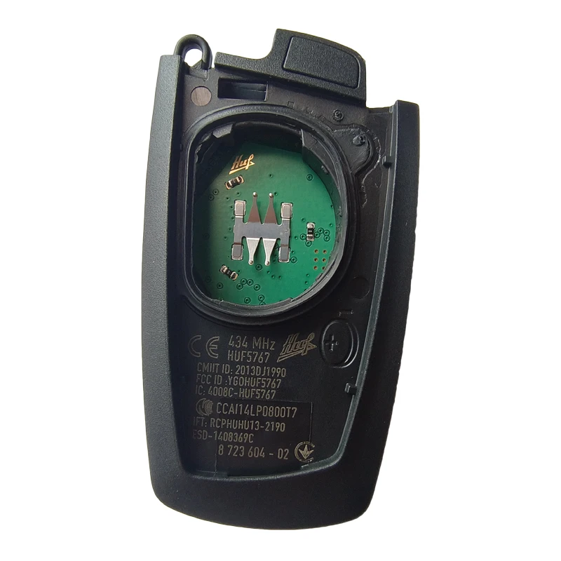 TXK 006070 -1 FCCID YG0HUF5767 Für B MW F Serie Smart Remote Key 4 Taste 434 MHz 49 PCF7953P Chip HUF5767 2013DJ1990 mit Klinge