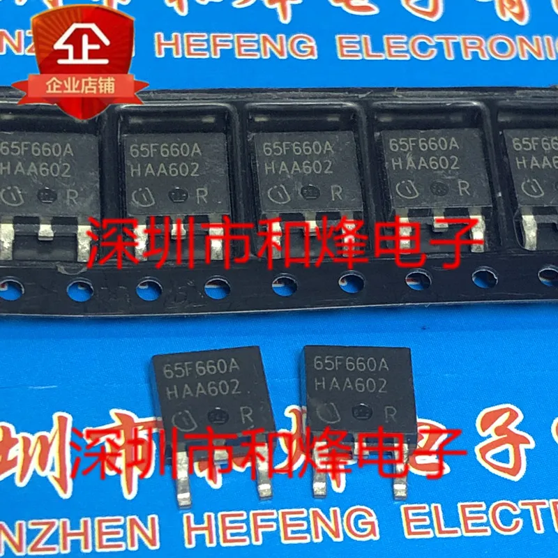 10PCS 65F660A IPD65R660CFDA TO-252 650V 17A em estoque 100% novo e original