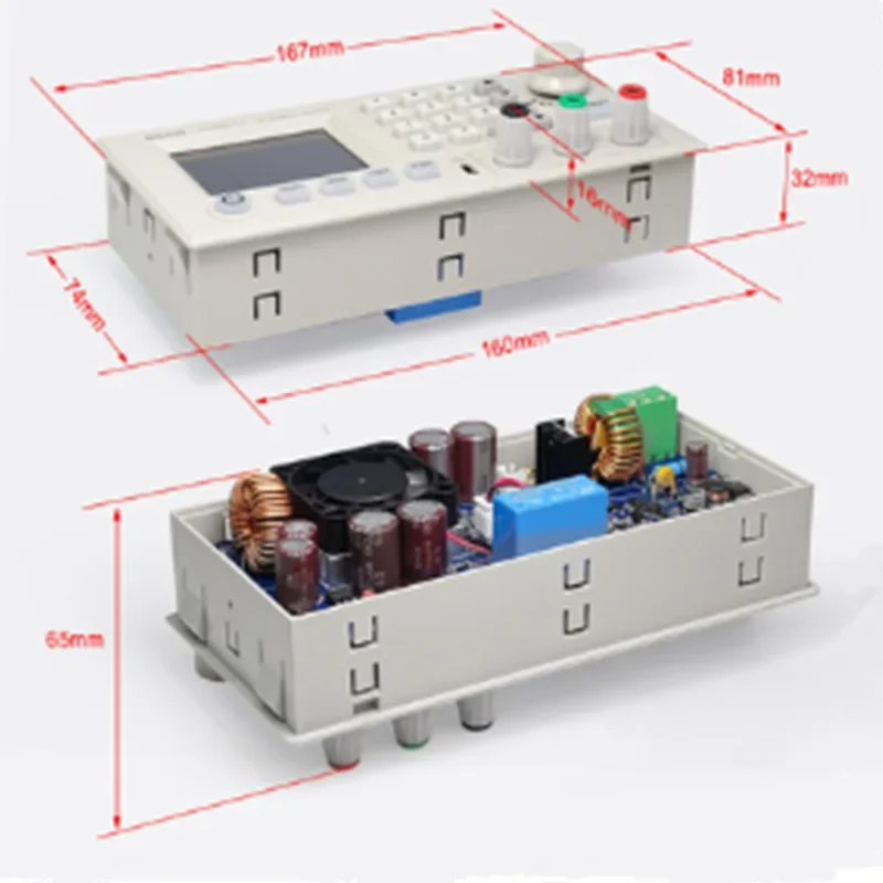 RD6012CNC DC Adjustable Power Supply Experimental Maintenance Power Switch60VStep-down module NoneWIF1