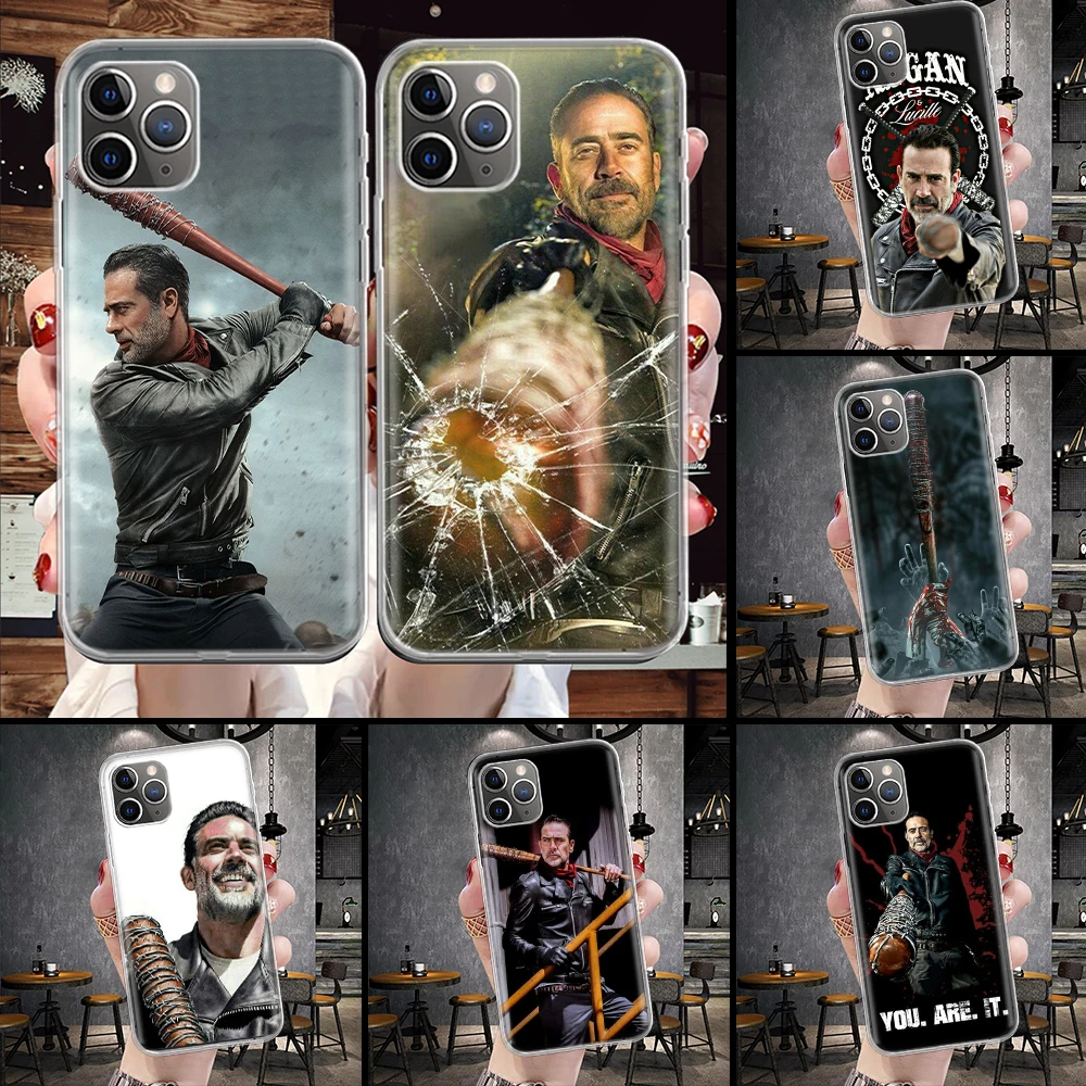 Negan The Walking Dead Soft Phone Case For IPhone 11 13 16 Pro MAX 15 + 14 Plus 12 Mini X XS Apple 8 7 SE Fundas Coque 11 12 13 