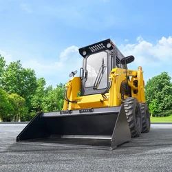 New Hydraulic Mini Wheel Loader Skid Steer Loader China Earth-moving Machinery Factory Customization