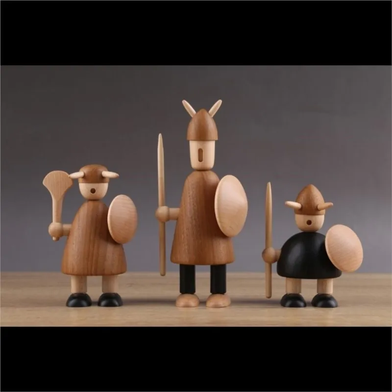 2025 Creative Nordic Wooden People Shaped Decorative Ornaments Modern Home Bedrooms Multi functional Decoration for Gifts LH410