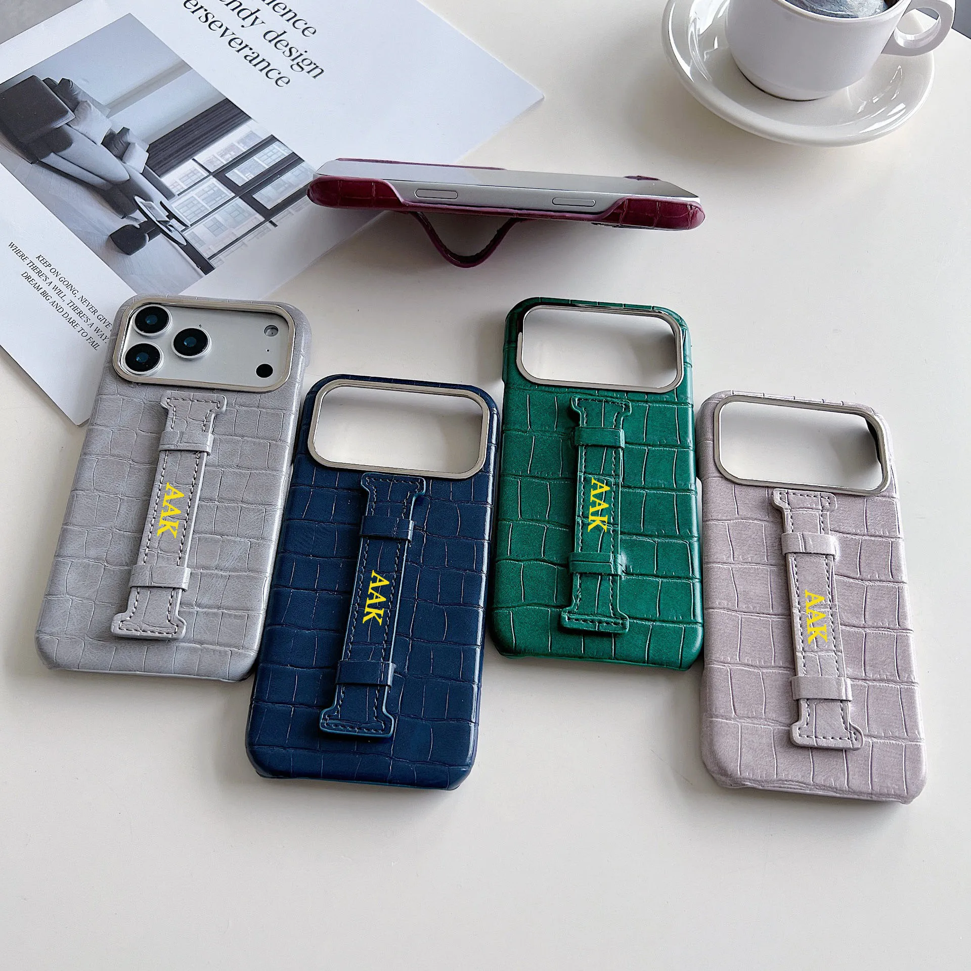 Custom Initial Name Leather Phone Case For iPhone 17promax 15 14ProMax  14Plus 16 promax 13 Personalization Phone Cover - AliExpress 202192403