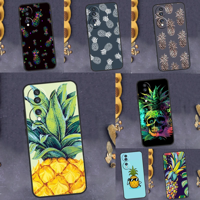 Tropical Pineapple Case For Huawei P30 Pro P20 P40 P50 P Smart Z Nova 5T Honor 70 50 X8 X9a Magic5 Lite Cover