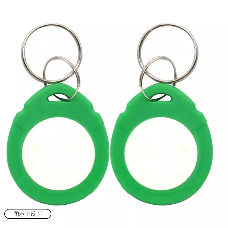 100 pièces 125 tiens z T5577 EM4305 Porte-clés Réinscriptible RFID Tag Copy Access Card ID Token Ring ClhbKeychain Document Aléatoire