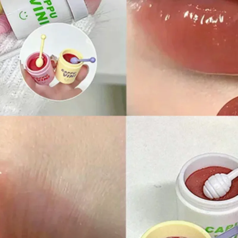 1/3 pezzi carino piccolo latte può modellare lucidalabbra specchio idratante acqua lucidalabbra sexy tinta labbra rosse balsamo per labbra trucco labbra cosmetici