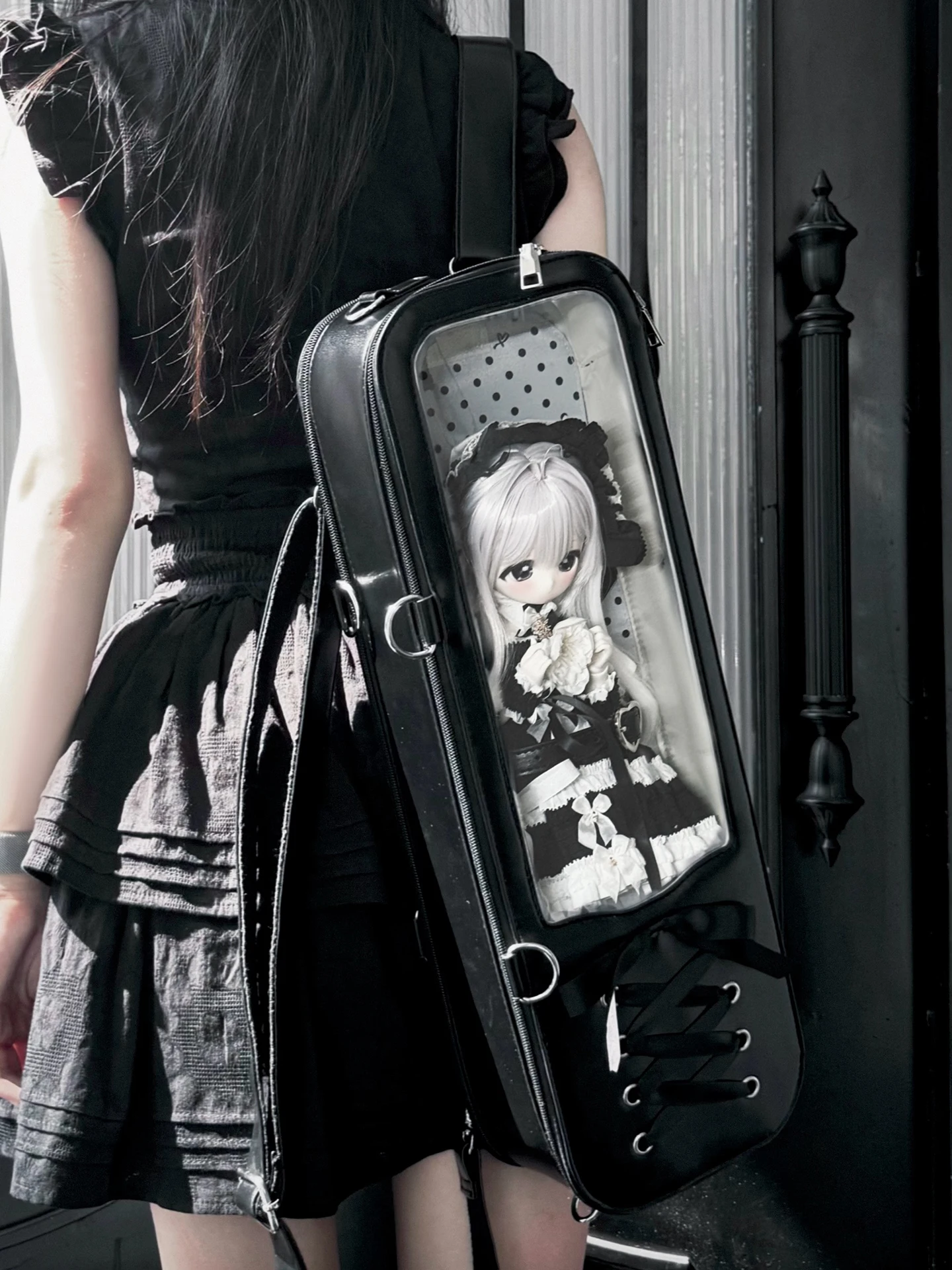 Japanse originele Lolita vierpunts BJD schoudertas zoete schattige pop tas voor dagelijks woon-werkverkeer casual crossbody handtas