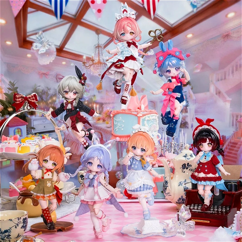 

Come4free Bonnie Bunny Dream Box Series Blind Box V6 Kawaii BJD Anime Doll Surprise Movable Joint Figure Desktop Model Toy Gifts