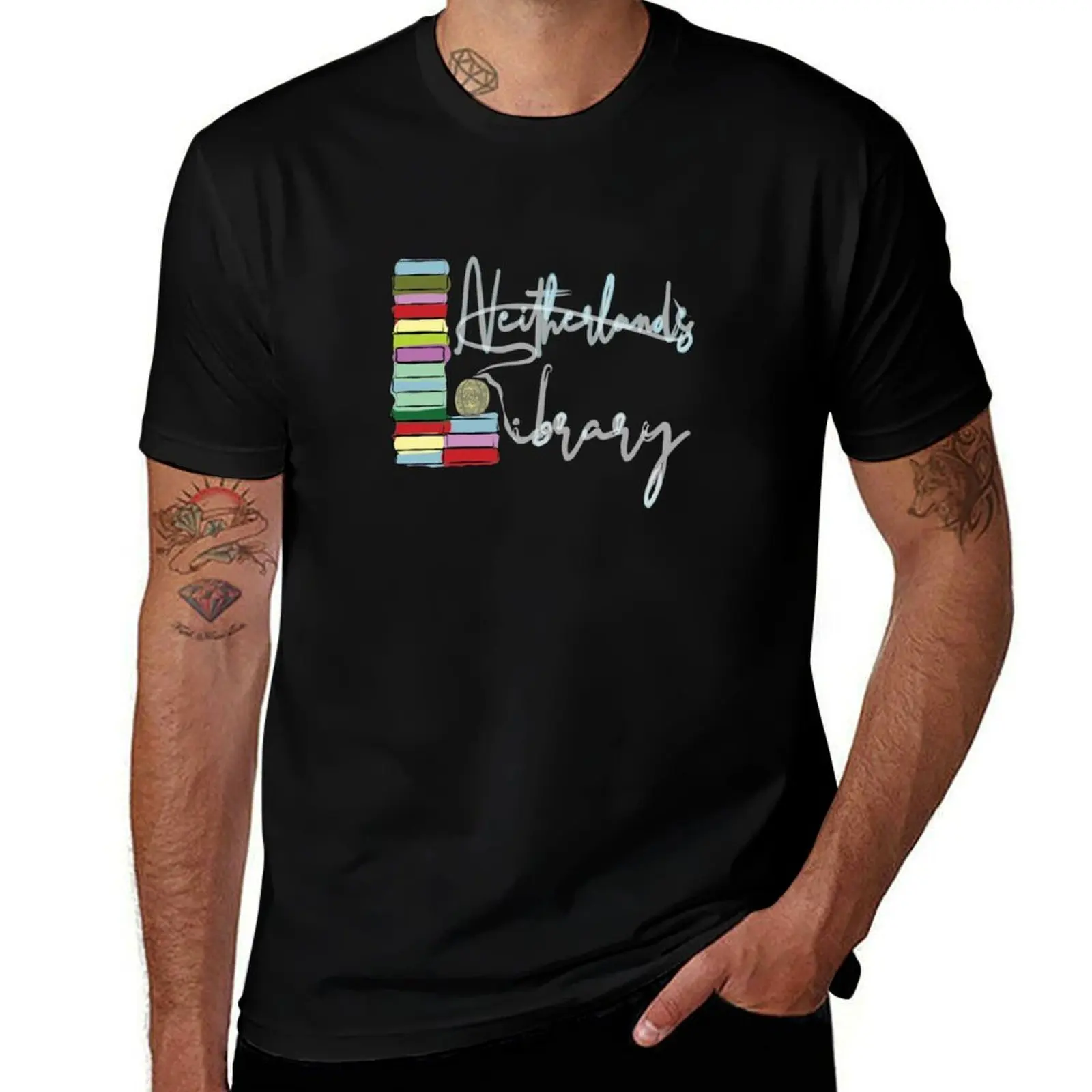 

The Neitherlands Library T-Shirt funny t shirts dark humor man t shirt graphic T-Shirt