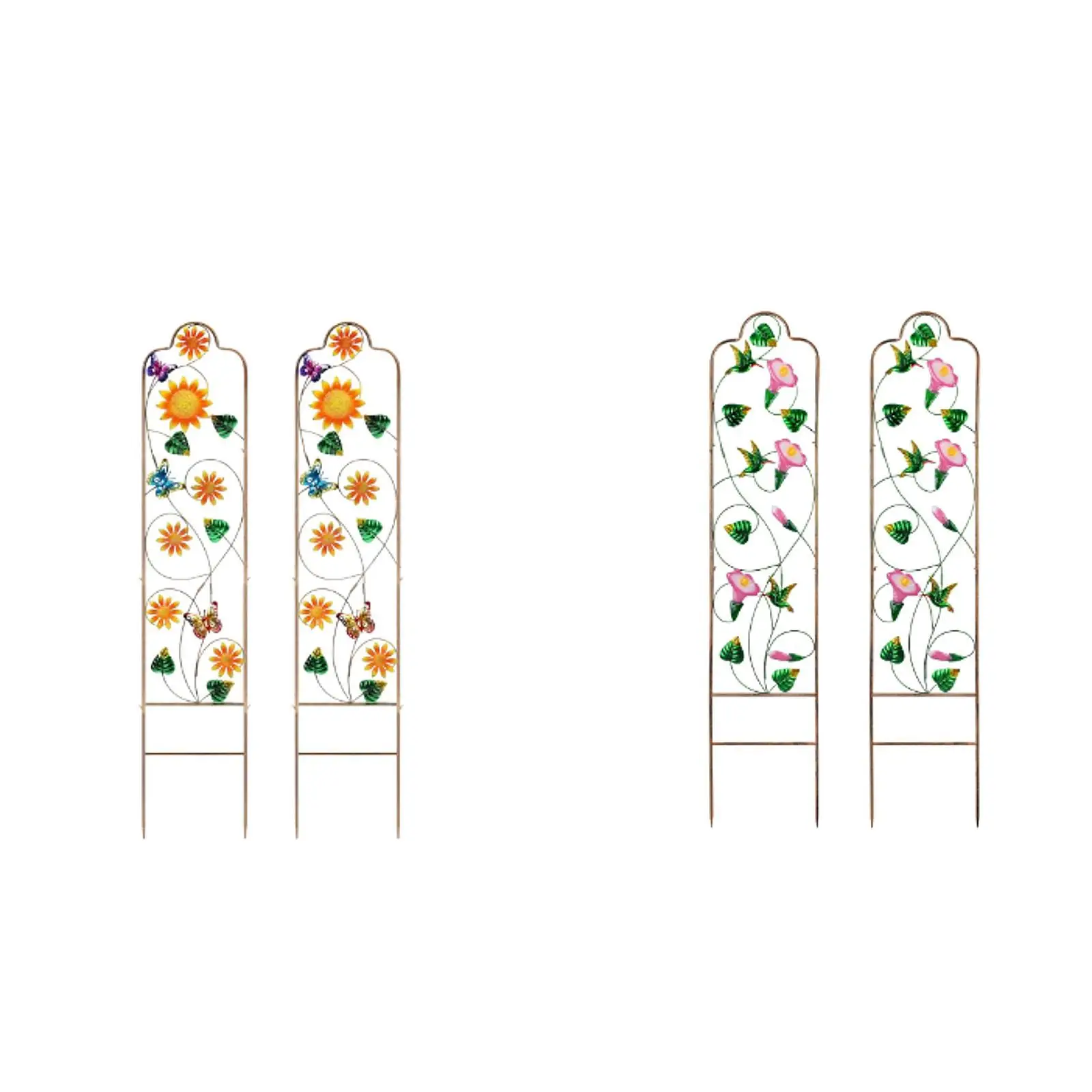 

Metal Garden Trellis Arched Outdoor Decoration Rustproof Iron Outdoor Climbing Rose Trellis for Climbing Plants Courtyards