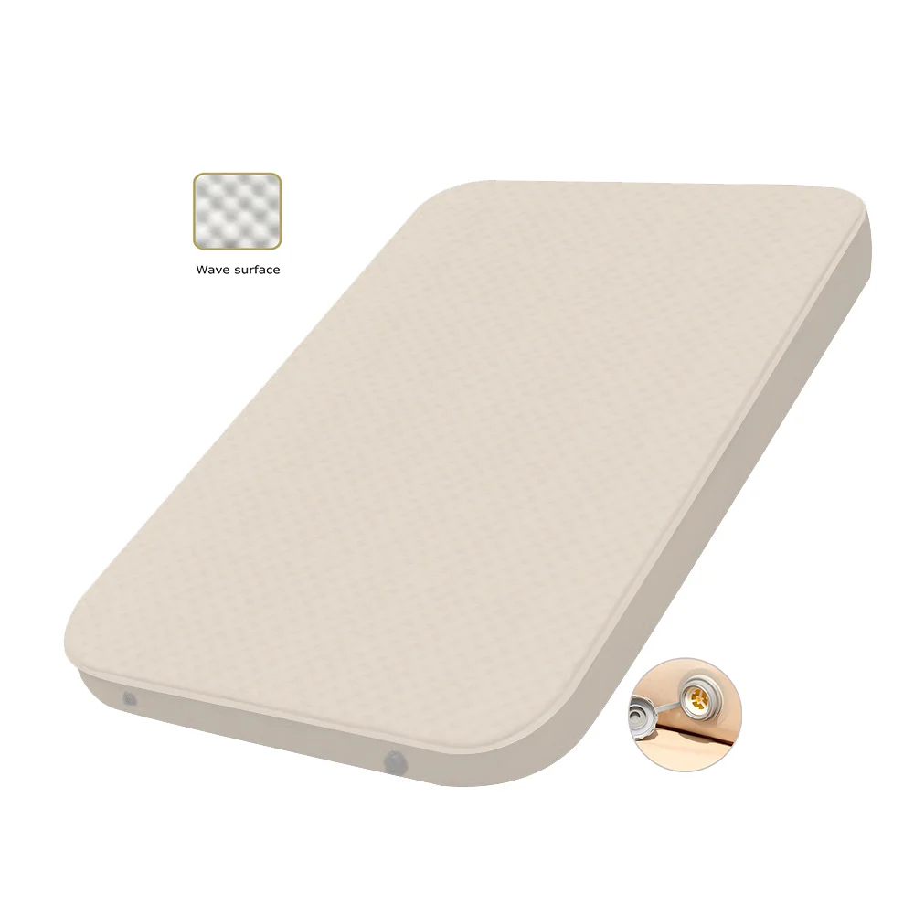 

30D Polyester 2 Person 3D Double Camping Sleeping Pad Portable Comfort Self-Inflating Camping Mattress TPU Foldable Camping Mat