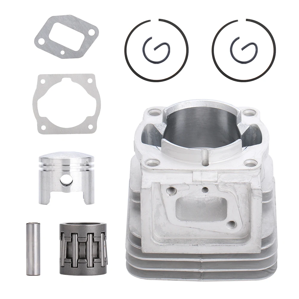 XCAN 44mm Cylinder Piston Ring Gasket Set for 44-5 Brush Cutter Trimmer Lawn Mower Parts Garden Power Tool Accessories