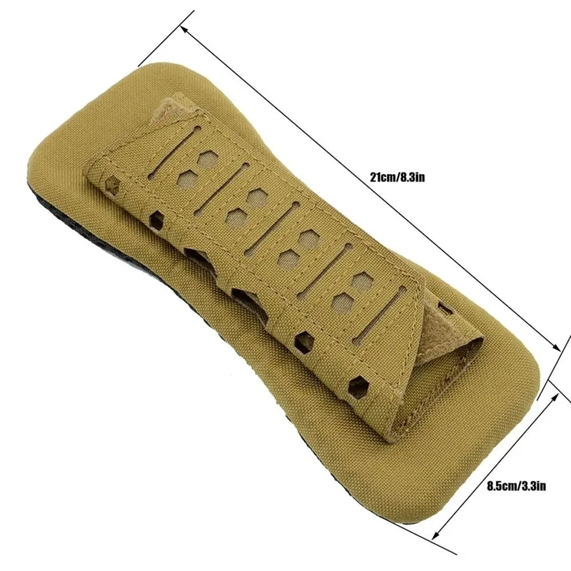 الرياضة في الهواء الطلق التكتيكية وسادة الكتف للصدمات تخفيف الضغط وسادة الكتف دعم وسادة تنفس عدم الانزلاق على ظهره حزام منصات