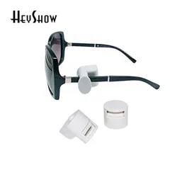 EAS AM or RF Universal Security Glasses Hard Tag, Plastic Anti Theft Label, Magnetic Buckle for Glasses in Retail Shop, 100 Pcs
