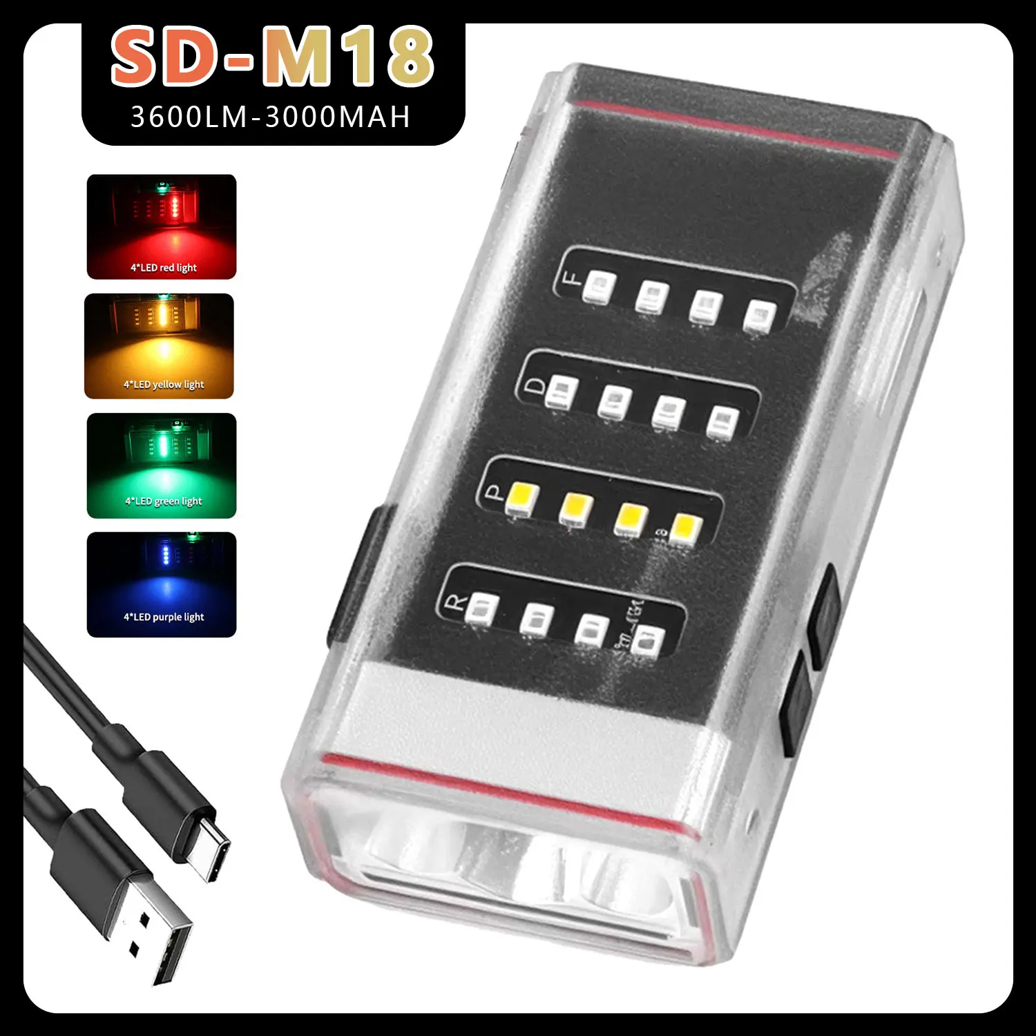 

YEMAO F333X Перезаряжаемый водонепроницаемый светодиодный фонарик с дисплеем мощности Цифровой 3*P503 Hightlight Wicks Портативный магнитный фонарь