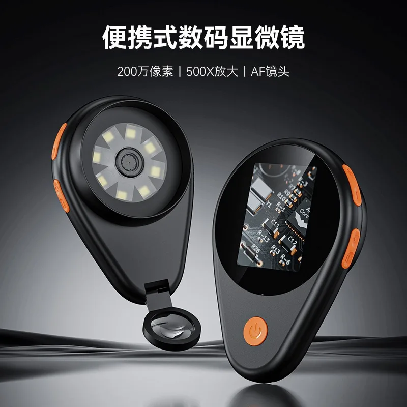 New Product Certification Digital Electron Microscope 500x Magnification Fitting Observation Repair Portable Microscope