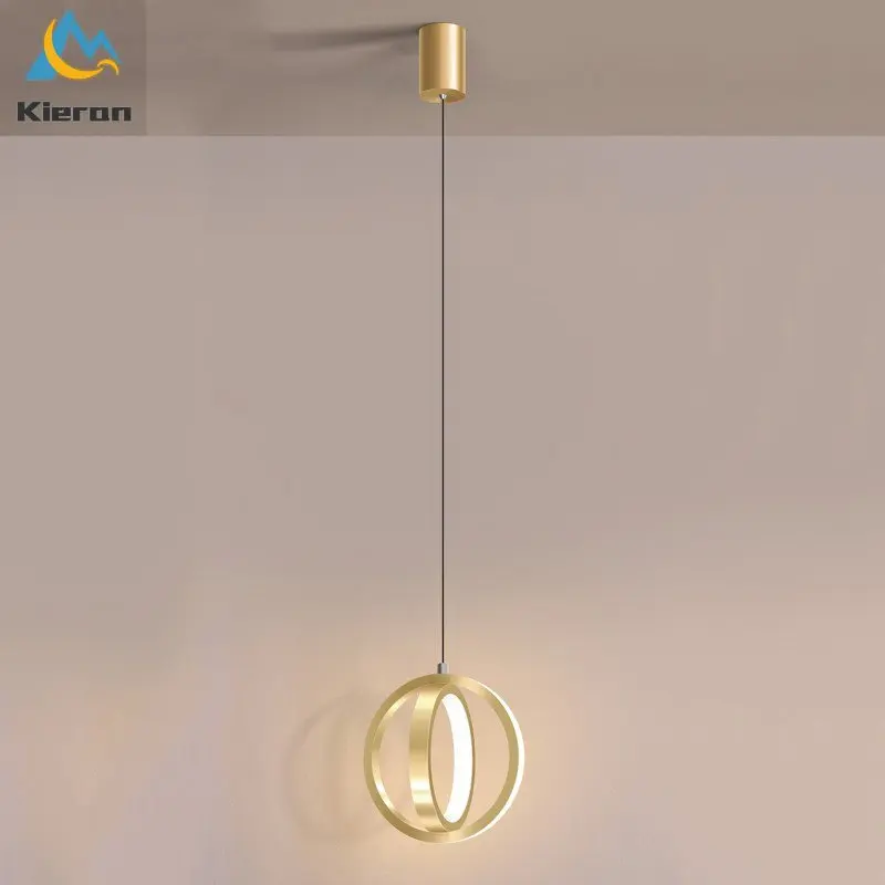 

Nordic Post-modern Simple Led Small Chandelier Bedroom Study Bedside Pendant Lights Living Room Decoration Iron Art Pendant Lamp