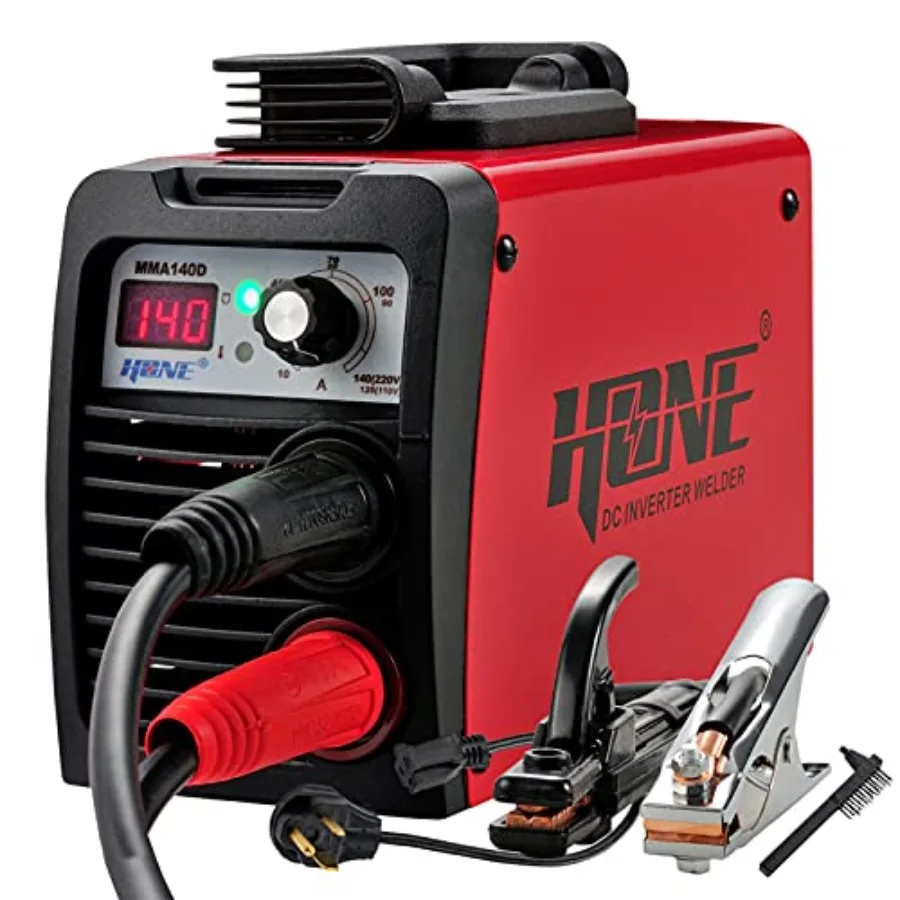 

HONE Stick Welder, 110V/220V Actual 140Amp ARC Welder hine, IGBT Inverter Digital Display LCD Welding hines with Hot Start Arc