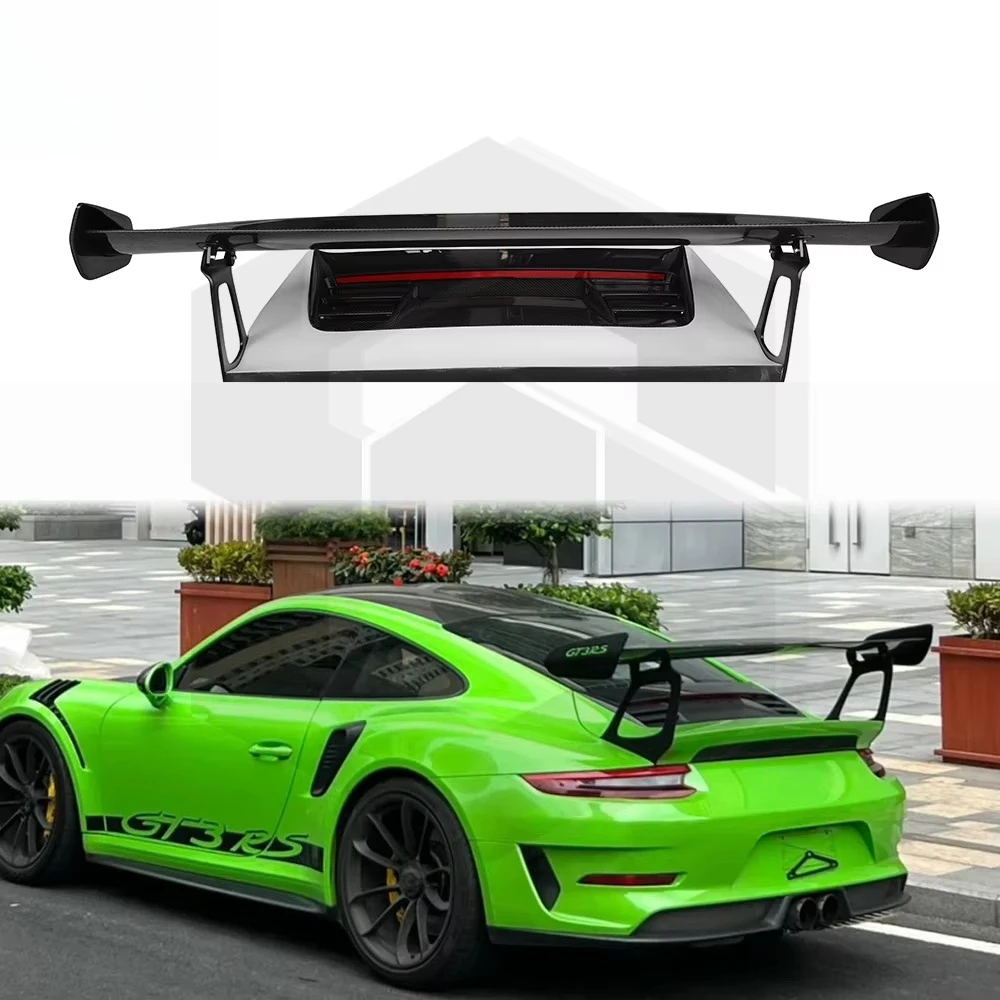

STLF Dry Carbon Fiber GT3RS Style Rear Spoiler for 991.1 991.2 Upgrade Rear Wing Diffuser Spoiler Splitter Trunks Aerodynamic