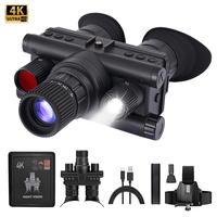 Z9157 4K UHD 40MP Head Mounted Tactical Telescope Goggles 8X Zoom 600M Infrared Night Vision Binoculars Hunting Trail Camera