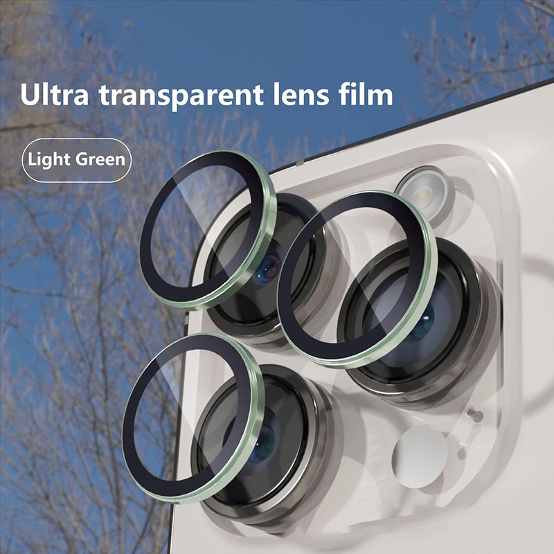 Phone Camera Lens Protector Glass For IPhone 14 Pro Promax Titanium Camera Lens Protection Cover For 15 Pro Promax Camera Film