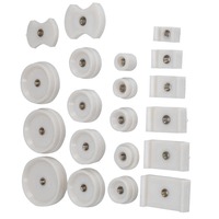 Professional 20 Pcs Set Watch Repair Tool White Color Back Case Press Dies Watch Back Case Press Dies Watch Repair