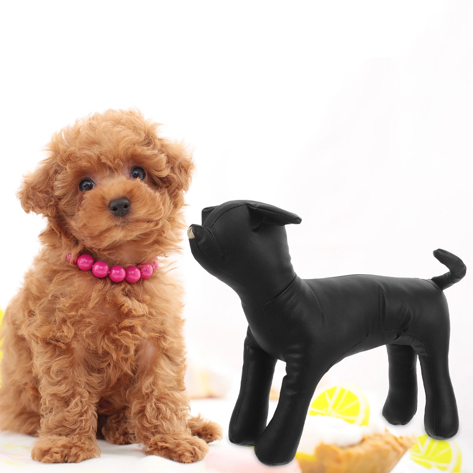 

Pet Mannequin Black S Size Dog Model Stand Clothes Display Rack Puppy Apparel Robe Pet Store Props Dog Coat Hanger