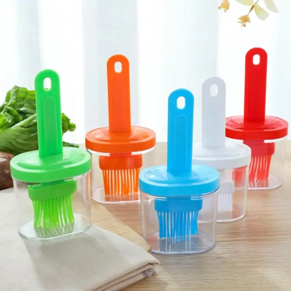 Useful Oil Tool Silicone Kitchen Accessories Pancake Brush Oil Brush Cooking Kitchen Gadget Bottle Brush Barbecue Household