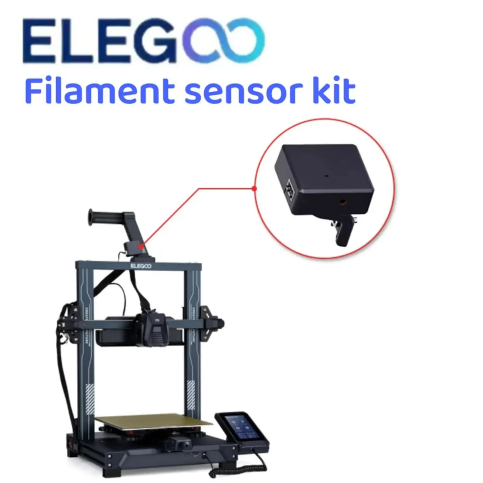 ELEGOO フィラメント振れセンサーキット Neptune 3/4 3D プリンタ用 