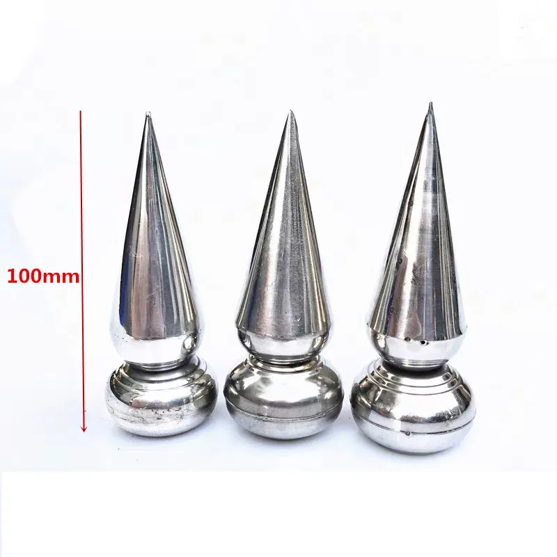 With seat cone decoration 304 gun head, gun tail, stairs, fence, door top and other anti-theft outdoor accessories