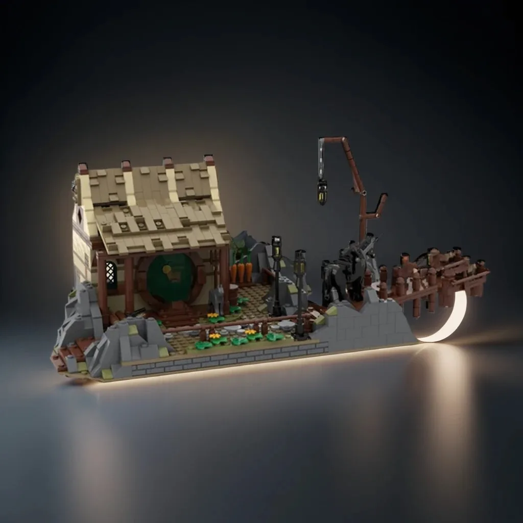 

1033pcs The Lordes of the Rings MOC Bucklebury Ferry Vintage Boat Nautical DIY Model Building Blocks Birthday Toys Gift