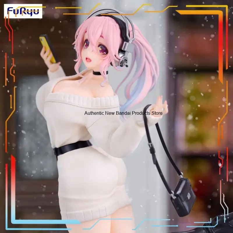 FuRyu SoniComi Super Sonico Sonico Winter Memory Ver Pre-painted Trio-Try-iT Voluptuous Anime Figure Official Licensed view 5