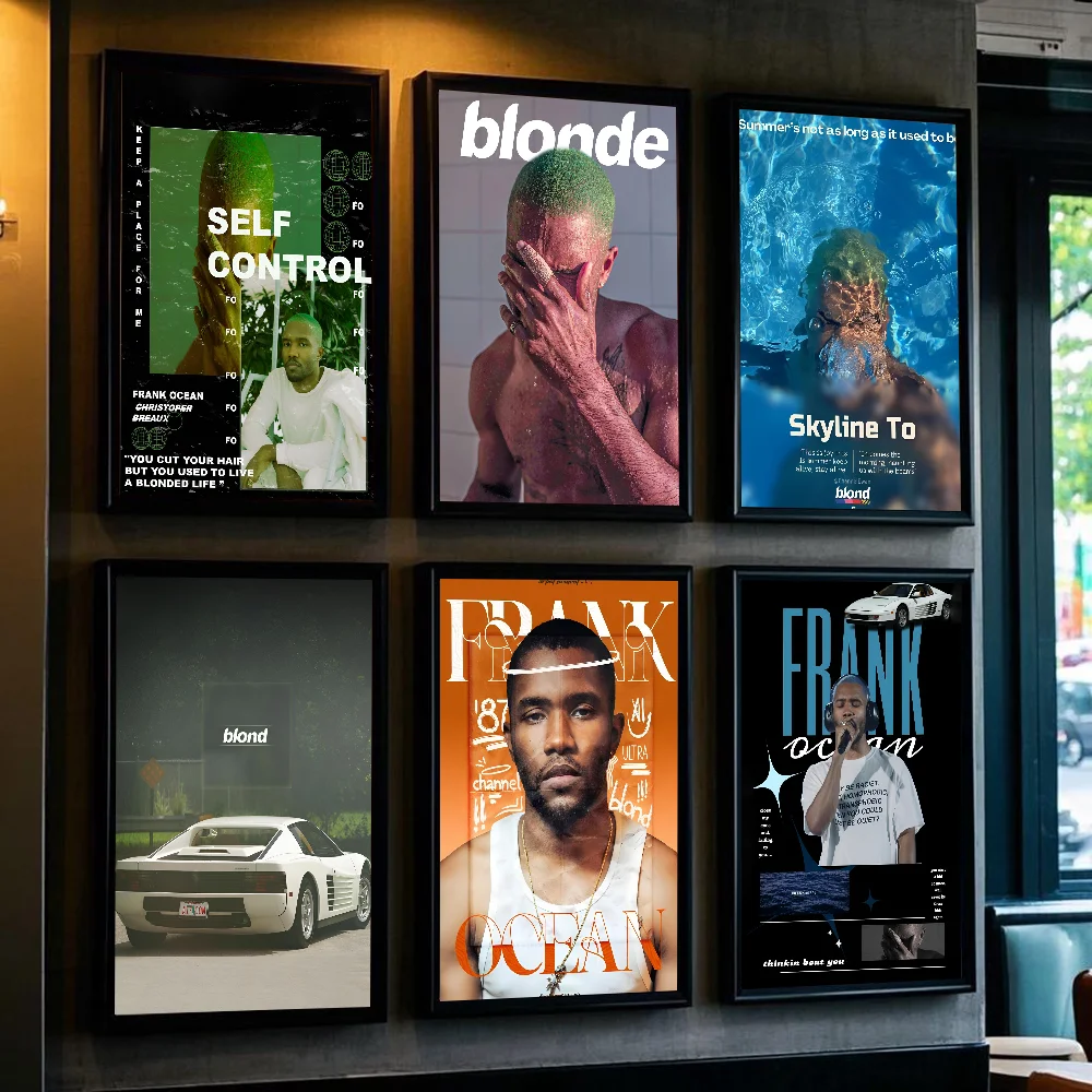 Modern Blond Frank Ocean Hypebeast Rap Poster art sticky wall waterproof home living room bedroom bar aesthetic decoration