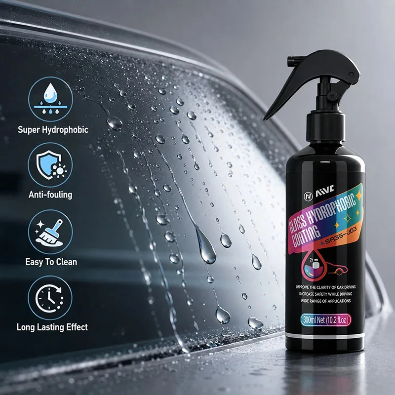 Car Glass Water Repellent Hydrophobic Coating Windshield Anti Rain Agent Rain Repellent Spray For Auto Window Rearview Mirror