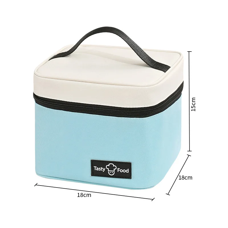 Neue Tragetasche, Kühler, Lunchtaschen, tragbar, für Picknick, Büro, Schule, Isoliertasche mit Schultergurt – Detail 10