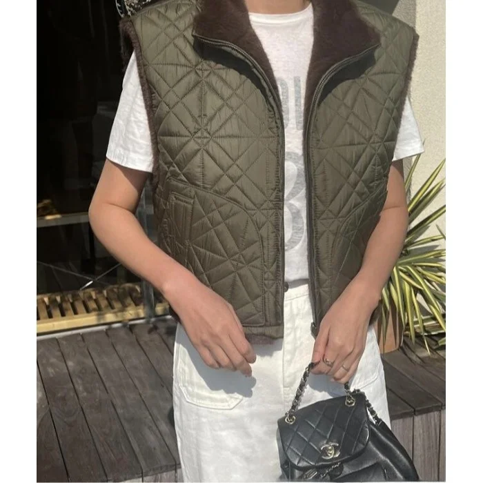 Versátil dois lados wearable design sensação colete coreano sle all-match camisola para mulher adequado para vários ocns