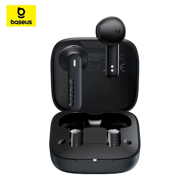 

Baseus E16 Earphones Wireless Bluetooth 5.3 Headphones TWS High Quality Hifi Earbuds 2 Micphone HD Callphone Headset Gamer Pro