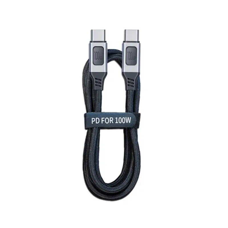 PD 100W Type C To Type C Cable Fast Charging Double Head Type C Data Cord PD Data Line For MackBook Huawei Xiaomi Samsung