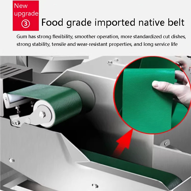 Commercial Vegetable Cutter Automatic Electric Cucumber Slicer Potato Shredder Food Chopper