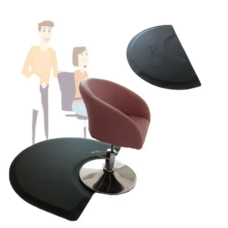 Barber Shop Hair Mat Hairdresser Tools Black Barber Shop Anti-Fatigue Mat