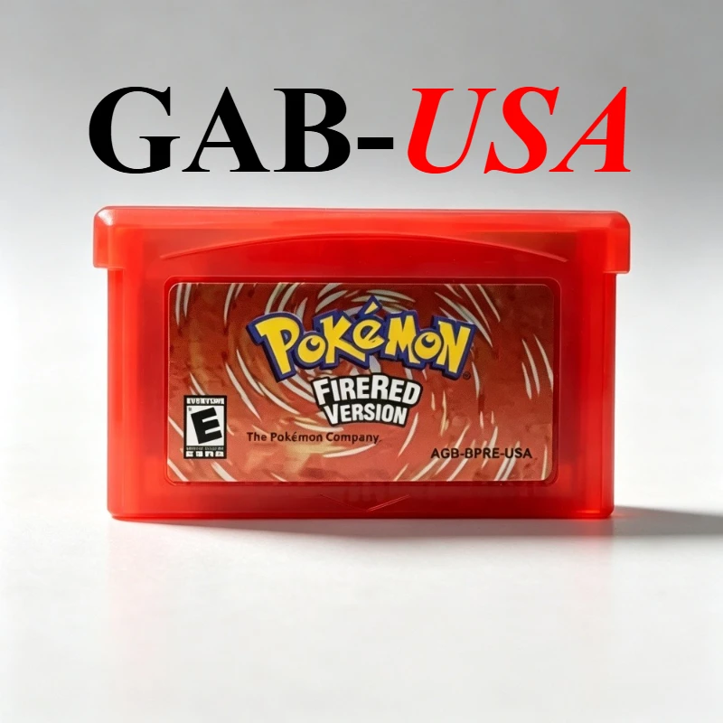 USA GBA Pokémon Spielmodul 32-Bit Videospielkonsolen-Karte AshGray Liquid Crystal Light Platinum Spielkarten-Sammlung Geschenk – Detail 12