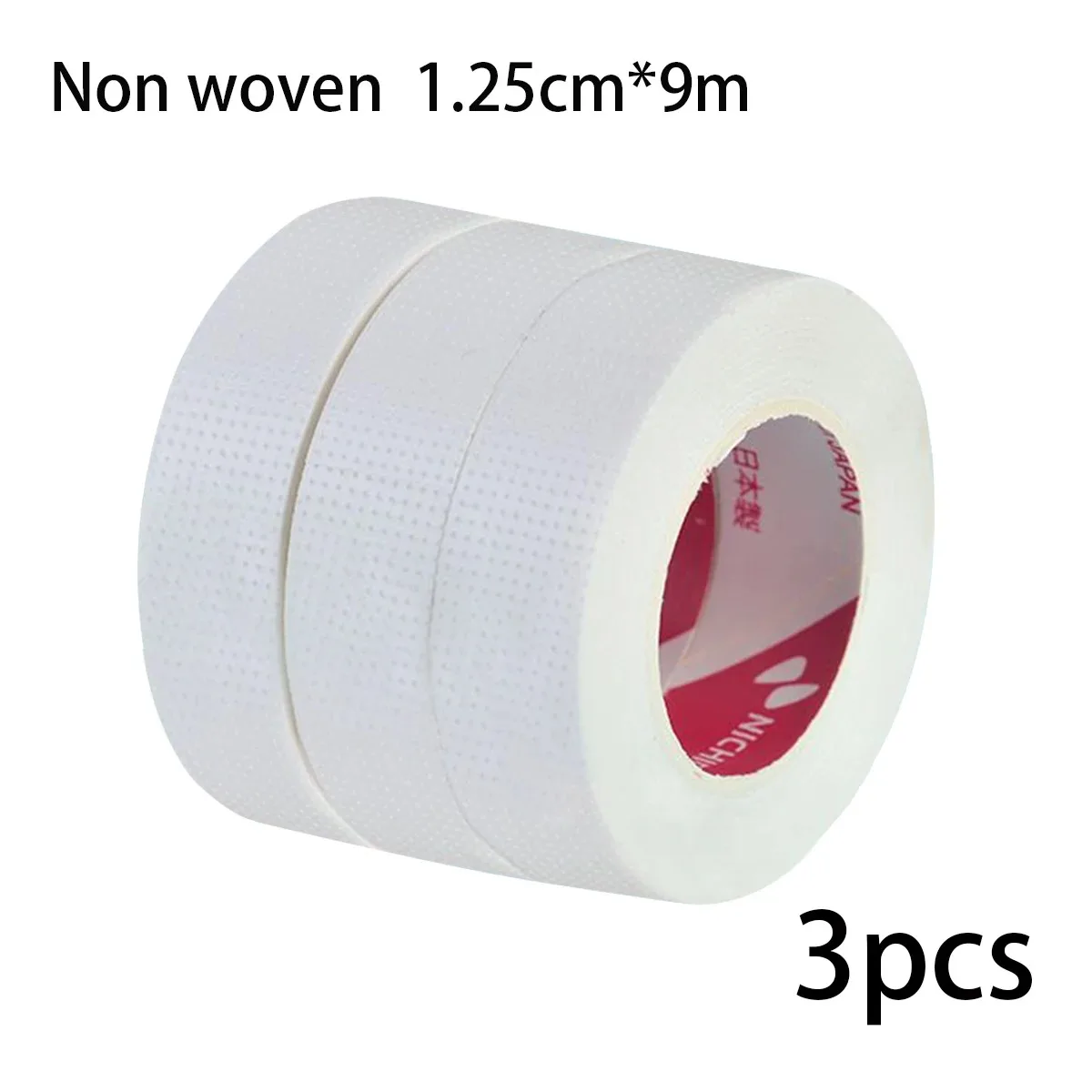 Wimpernband, transparenter Klebestoff, 9 m/10 Yard/Rolle, selbstklebendes, atmungsaktives Mikroporen-Stoffband für die Wimpernverlängerungsversorgung