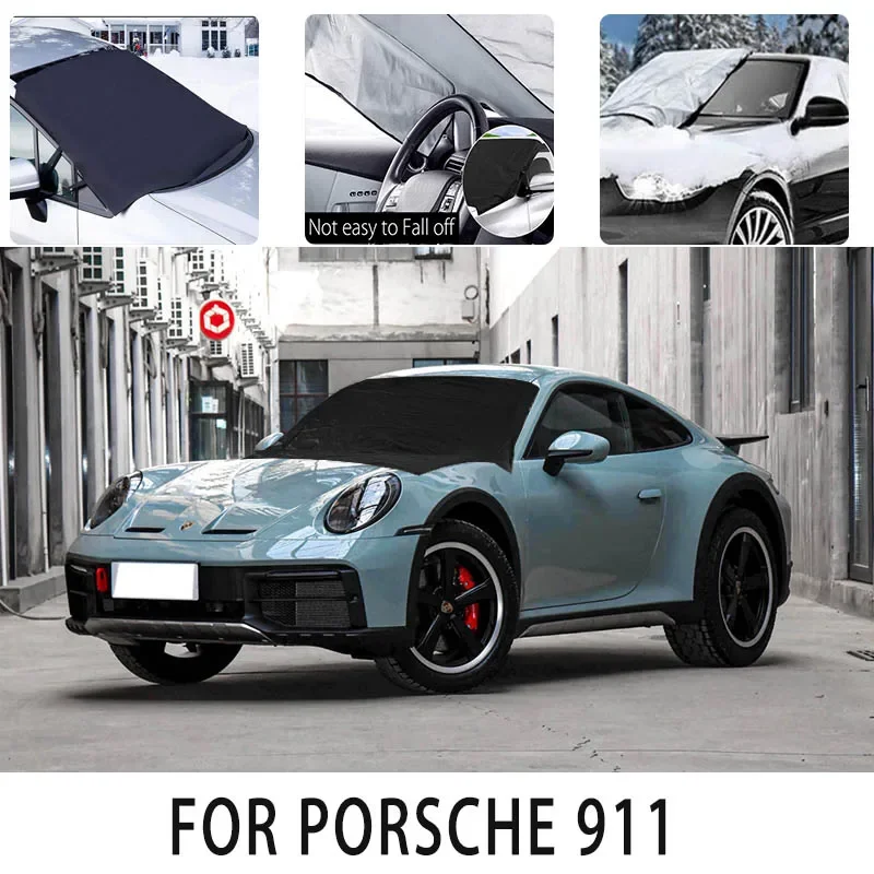 

Carsnow cover front coverfor PORSCHE 911 snowprotection heat insulation shade Sunscreen wind Frost prevention car accessories