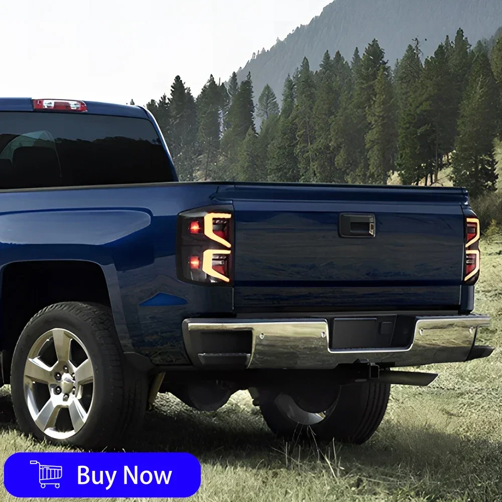 

Для Chevrolet Silverado 2007-2018 автомобильные задние фонари в сборе, светодиодные автоматические задние фонари, обновление динамических стоп-сигналов, аксессуары для инструментов