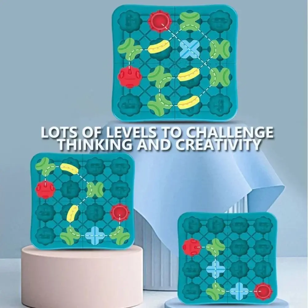 Jeux de construction de route logique en plastique, Puzzle interactif Montessori, jouets de réflexion sur piste de voiture, jouets éducatifs de Table colorés