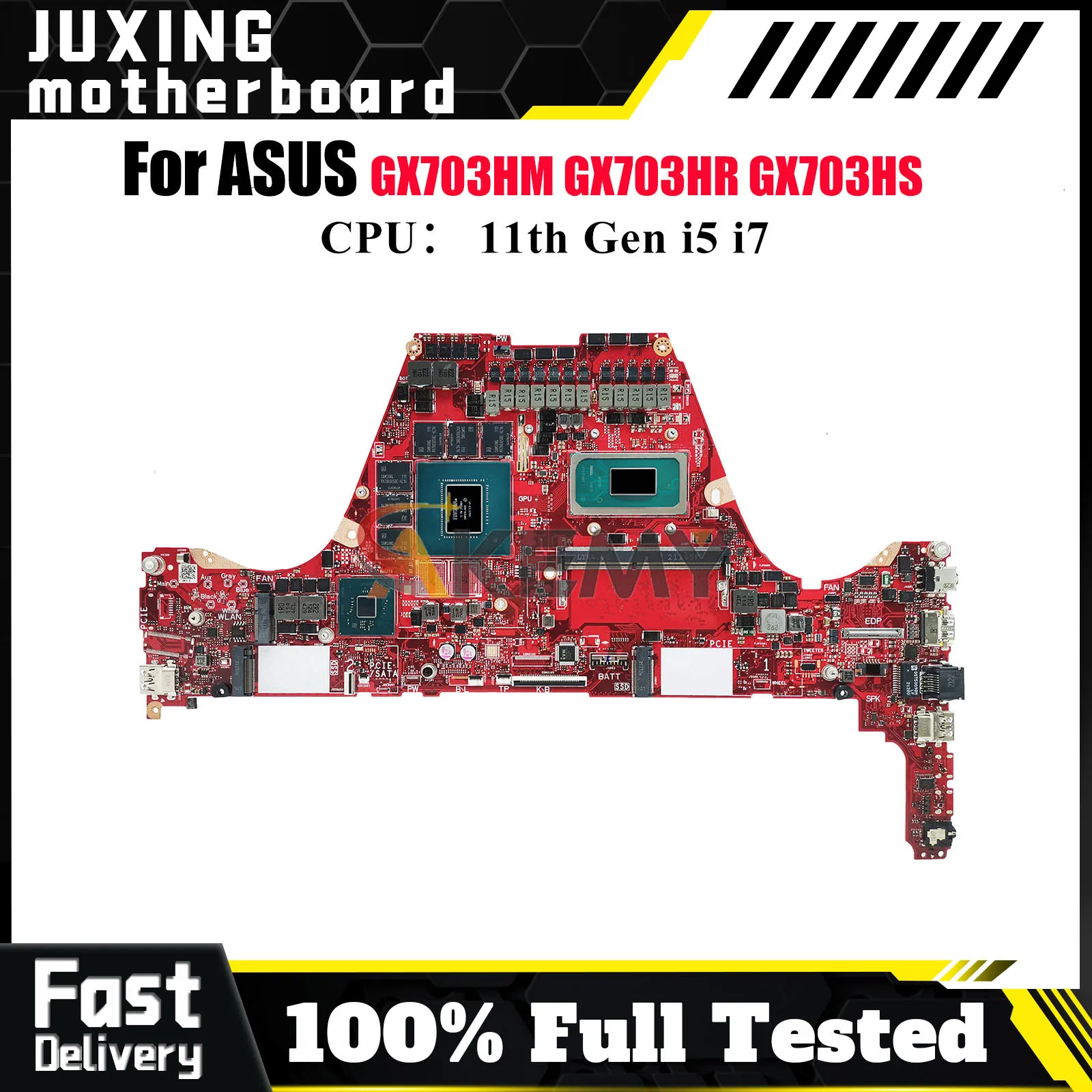

GX703HS Laptop Motherboard For ASUS ROG Zephyrus S GX703HS GX703 GX703HM GX703HR Mainboard With 11th Gen i5 i7 100% tests OK stk