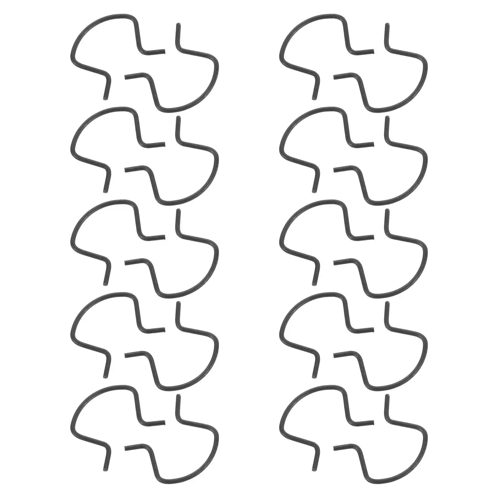 50Pcs Metal Window Crank Clips Car Door Handle Retaining Clips Auto Vehicle Window Crank Repair Interior Fastener Parts