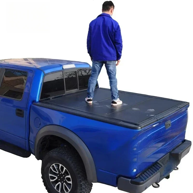 OE‑Fit High Quality Hard Low Profile Trifold Aluminum Tonneau Cover F0 - .Ft Pickup Truck Bed
