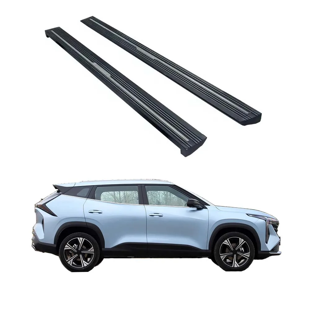 

Tom AutoPower Running Board Electric Side Step Pedal Black King for Geely Boyue 1set Aluminum Alloy