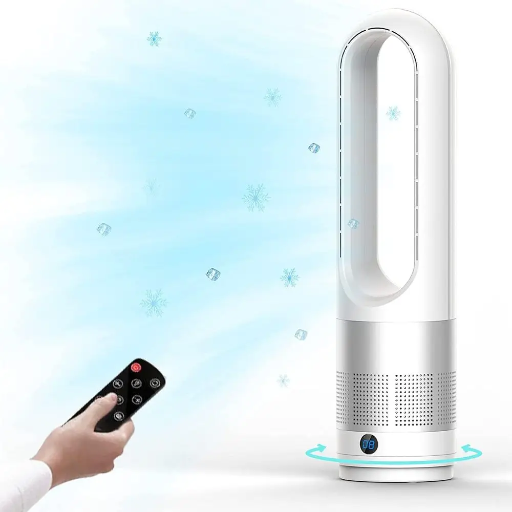 

22 Oscillating Tower Fan with Remote, 8 Speeds, 8H Timer, LED Display, Quiet Operation for Home and Office